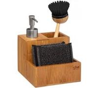 Distributeur liquide vaisselle + accessoires - 13.5x12x20cm G