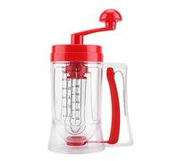 Distributeur manuel de mélangeur de pâte à cupcakes, à crêpes, outil de cuisson, ABS sûr, durable, non facile à utiliser, propre, adapté à la fabrication de gâteaux, de gaufres,