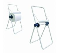 Distributeur métal blanc sur pied CRISTAL HYGIENE pour bobine - EP5000