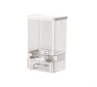 Distributeur mural en PET transparent pour fournitures de linge solides, perles de parfum et granulés désodorisants, rangement de salle de bain peu encombrant
