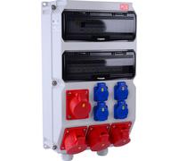 Distributeur mural PCE - SÖLDEN BV 2x32A/ 2x16A/ 4xSSDl - Distributeurs de courant 63 A 400 V