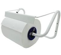 Distributeur Mural Tecnokit Porte-Bobine Papier Industriel en Acier Peint, kit Montage Inclus, Support Rouleau essuie-Tout pour Atelier Cuisine labo Salle de Sport 40x20x23 cm
