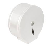 Distributeur papier toilette rouleau jumbo JVD métal blanc