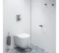 Distributeur papier WC Delabie montage mural Be-Line blanc mat