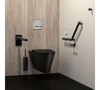 Distributeur papier WC Delabie montage mural Be-Line noir mat