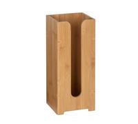 Distributeur rouleaux papier WC - Wenko - Bambusa - Bambou - Beige - L 15 x H 35,5 x P 14 cm