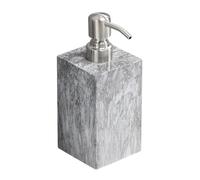 Distributeur Savon à Texture de Marbre, Distributeur de Liquide de Savon pour Les Mains 500ml, Distributeur de Savon Liquide pour La Salle Bain Distributeur Lotion de Comptoi, texture de jante grise