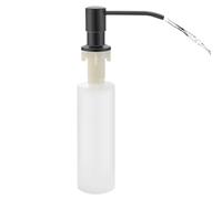 Distributeur Savon Évier Tube Prolongateur Pompe À Mousse En Acier | Distributeur de savon encastrable pour évier Support Liquide Vaisselle Décoratif, Pour Salle De Bain, Shampoing