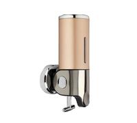 Distributeur Savon Liquide Acier Inoxydable Poussoir Double Réservoir 50 oré YONIS
