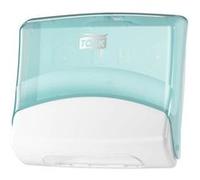 Distributeur TORK chiffon pliés - Blanc/turquoise Blanc G