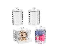 Distributeur transparent 3+1 pour cotons-tiges