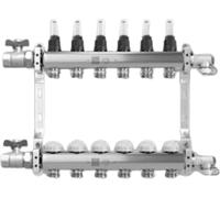 Distributeur Vogel & Noot en acier inoxydable, OL, 5 circuits de chauffage, 1 pièce.