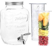 Distributeurs de miel en verre avec bouteilles de miel - Distributeurs de boissons avec robinet