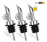 Distributeurs pour bouteilles d'huile, anti-goutte avec valve automatique, lot de 3