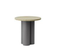 Dit Table d'Appoint Gris/Travertin Clair