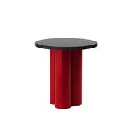 Dit Table d'Appoint Rouge/ Nero Marquina