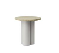 Dit Table d'Appoint Sable/ Travertin Clair