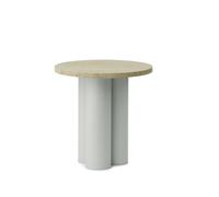 Dit Table d'Appoint Vert Clair/Travertin Clair