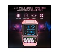 Ditoo-Pro Retro Pixel Art Portable Speaker Alarm Clock DIY LED Display Board, Cute Gift Home Decoration White