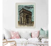Dittelle L'Arc de Triomphe, 1985 par Bernard Buffet Toile Peinture à l'huile Image Wall Art Print Home Décoration Toile Peinture 35x50cm Sans Cadre