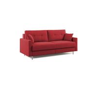Divani.store Megan Canapé Convertible - Rouge