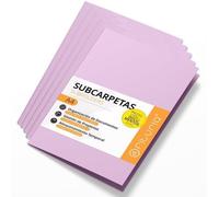 Divers dossiers en papier A4, 180 g, violet, bureau, archivage de documents