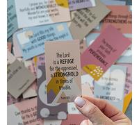 DIVERSEBEE Lot de 60 cartes de verset de la Bible - Uniques, assorties - Cartes de prière inspirantes - Cadeaux de la Bible chrétienne