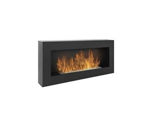 DIVINA FIRE DF91022 cheminée Intérieure Cheminée encastrable Bioéthanol Noir
