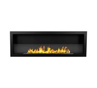 Divine Fire Cheminée au bioéthanol à encastrer murale biochemin 120x40 Furore 12