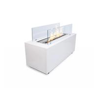 Divine Fire Cheminée de Terre bioéthanol pour Intérieur Extérieur Caravage Blanc