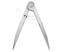 Diviseur d'aile 6.1 pouces, espacement réglable bord Creaser en cuir Artisanat Compas précision printemps Wing Divider Scriber avec porte-crayon Leathercraft outil de bricolage