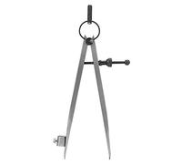 Diviseur d'Aile, Compas à Étrier de Diviseur à Ressort de Précision Réglable et Verrouillable avec Outil Rotatif pour Porte-Stylo(150mm)