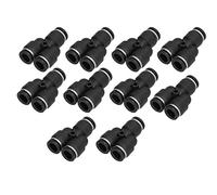 Diviseur de tuyau à 3 voies, raccord en T pneumatique en forme de Y avec diamètre intérieur gravé, joint PVC parfaitement étanche pour les conduites de gaz des équipements (Diamètre extérieur