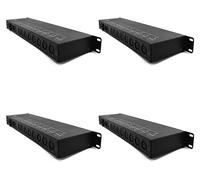 Diviseur DMX512 - Amplificateur DMX 8 canaux - Lot de 4 - 15 W - 100–240 V - Pour scène et DJ - Éclairage de scène DMX