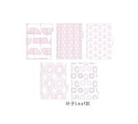 Diviseur Spirale Pour Carnet De Notes, Feuille Rose Or Kawaii, Mignon A5a6 Planificateur Pages D'indexation, Accessoires Pour Carnet De Notes Dokibook, Papeterie Scolaire