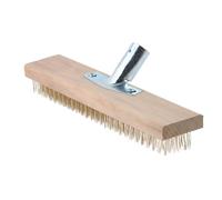diwedaso Brosse métallique robuste et polyvalente pour un nettoyage efficace des barbecues et de Pour tous types de sols. Adaptée à différents types de, 30 cm avec adaptateur