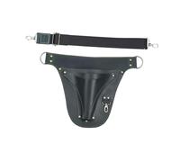 diwedaso Ceinture Porte-Outils de Jardinage, Sac de Rangement pour Outils de Jardinage, Ceinture Ajustable, Confort Optimal, Outils Facilement accessibles, Noir, 25 * 30 cm