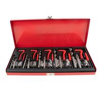Dixhills 131 Pièces Kit de Réparation de Filetage - Kit de Réparation de Vis Helicoil - Remplacement pour M5 M6 M8 M10 M12