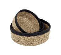 Dixie Corbeille à pain Emil. lot de 3 naturel-noir