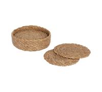Dixie Dessous de verre Ella Ø10.5 cm Lot de 6 Natural