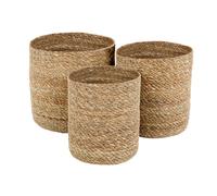 Dixie Panier de rangement Emil Lot de 3 small Nature