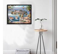 Diy Photos Par Numéros Nature Paysage Peinture Par Numéros Sans Cadre Acrylique Mur Art Numérique Peinture Sur Toile