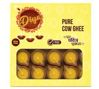 Diya Pure Cow Ghee Lot de 20