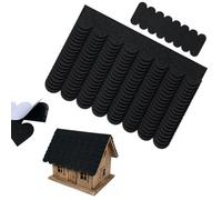 DIYCUT 21 Pièces Bardeaux de Toiture pour Nichoir à Oiseaux, 300 x 50mm | Bardeau Bitumé pour Toiture, Bardeau de Toit Autocollant, Étanche, pour Nichoirs, Clapier et Niche pour Chien