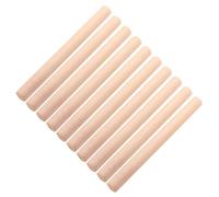 DIYEAH 10 Pièces Rouleau à Raviolis en Bois, Bâtonnet à Pétrir la Pâte | Surface Non Ébarbée, Résistance à L’usure, Usage pour Crêpes et Boutiques de Gâteaux, Couleur Kaki