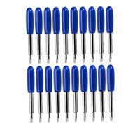 DIYEAH 100pièces Couteau à Lettrer Lames De Remplacement Tungstène pour Découpe De Vinyle Outil Précis Et Ajustable pour Découpe De Matériaux Légers Et Moyens
