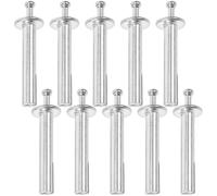 DIYEAH 10pcs Clous D'ancrage en Acier au Carbone pour Béton, Clous D'expansion Robustes à Enfoncer, Fixation Murale Heavy Duty Maintien Solide