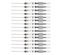DIYEAH 15 Pièces Kit de Recharge pour Stylo-plume avec Convertisseur Vissable à Encre à Pointe Émoussée Amovible Adaptateur Standard Européen Accessoire Portable pour Remplissage et