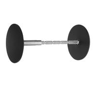 DIYEAH 1ensemble Plaque de Remplissage Rond Acier Inoxydable pour Serrure de Porte Cache-trou de Poignée Protection Sécurisée pour Portes Bois et Installation Facile sans Outils
