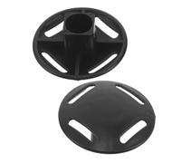 DIYEAH 2 Pièces Cache-Toit en Plastique Noir pour Tonnelle Hexagonale | Pièce de Rechange pour Patio et Cour, Capot de Structure, Installation Facile, Drainage Rapide, Protection Solaire